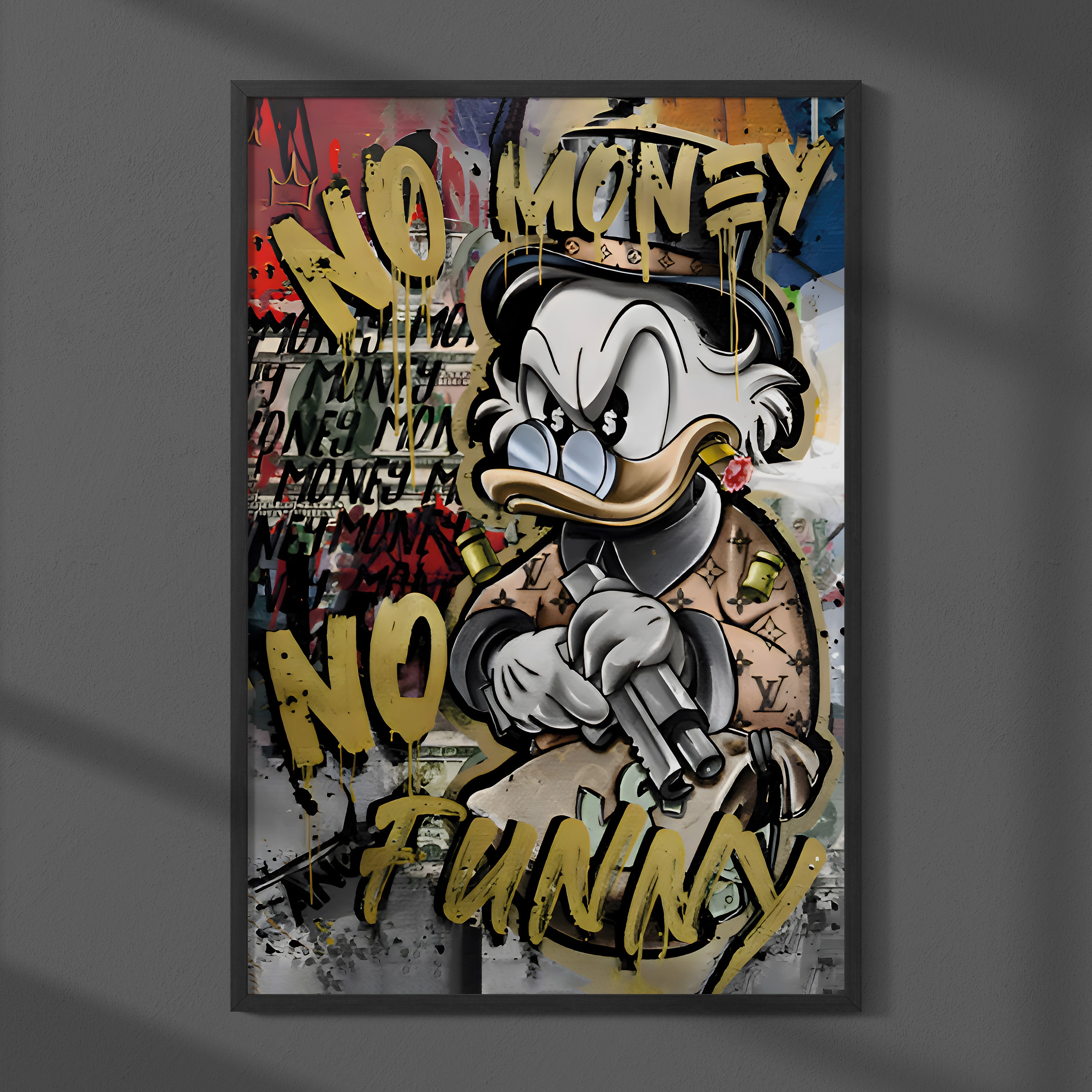 No Money No Funny Donald Disney Motivation