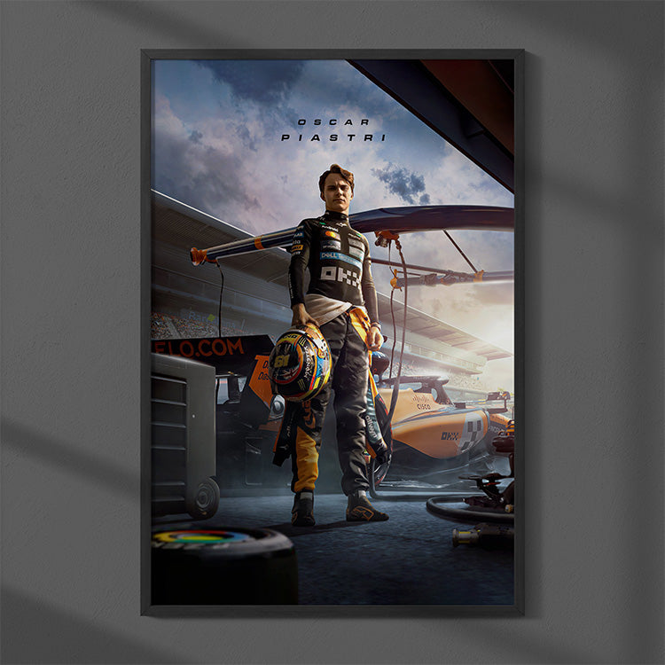 Oscar Piastri – F1 Pitlane Poster