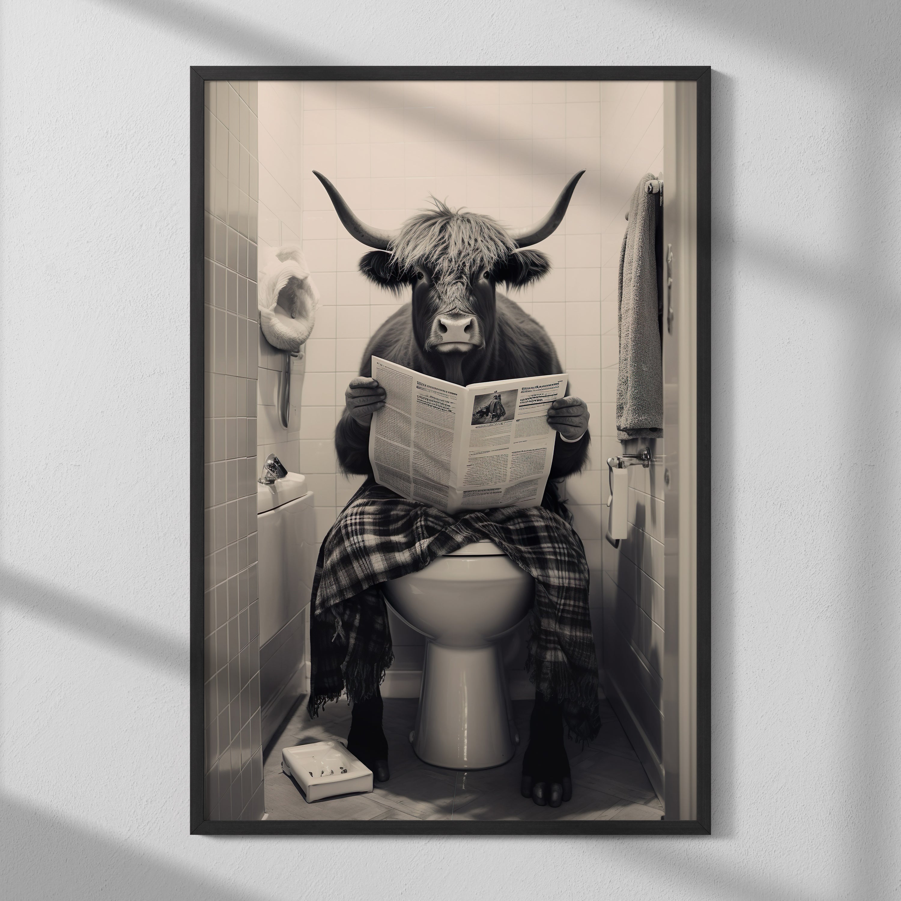 Potty Highland Cow