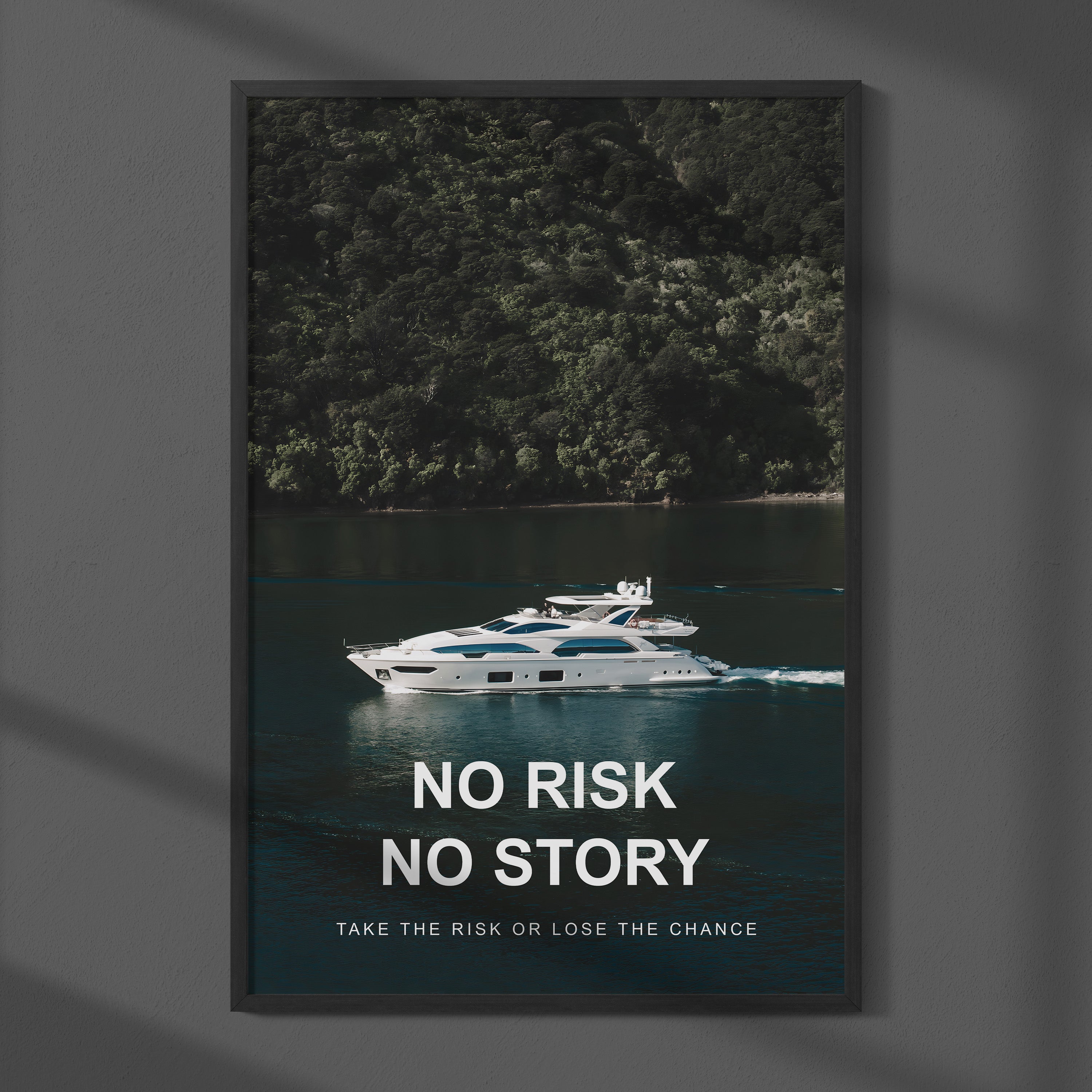 No Risk No Story Motivational