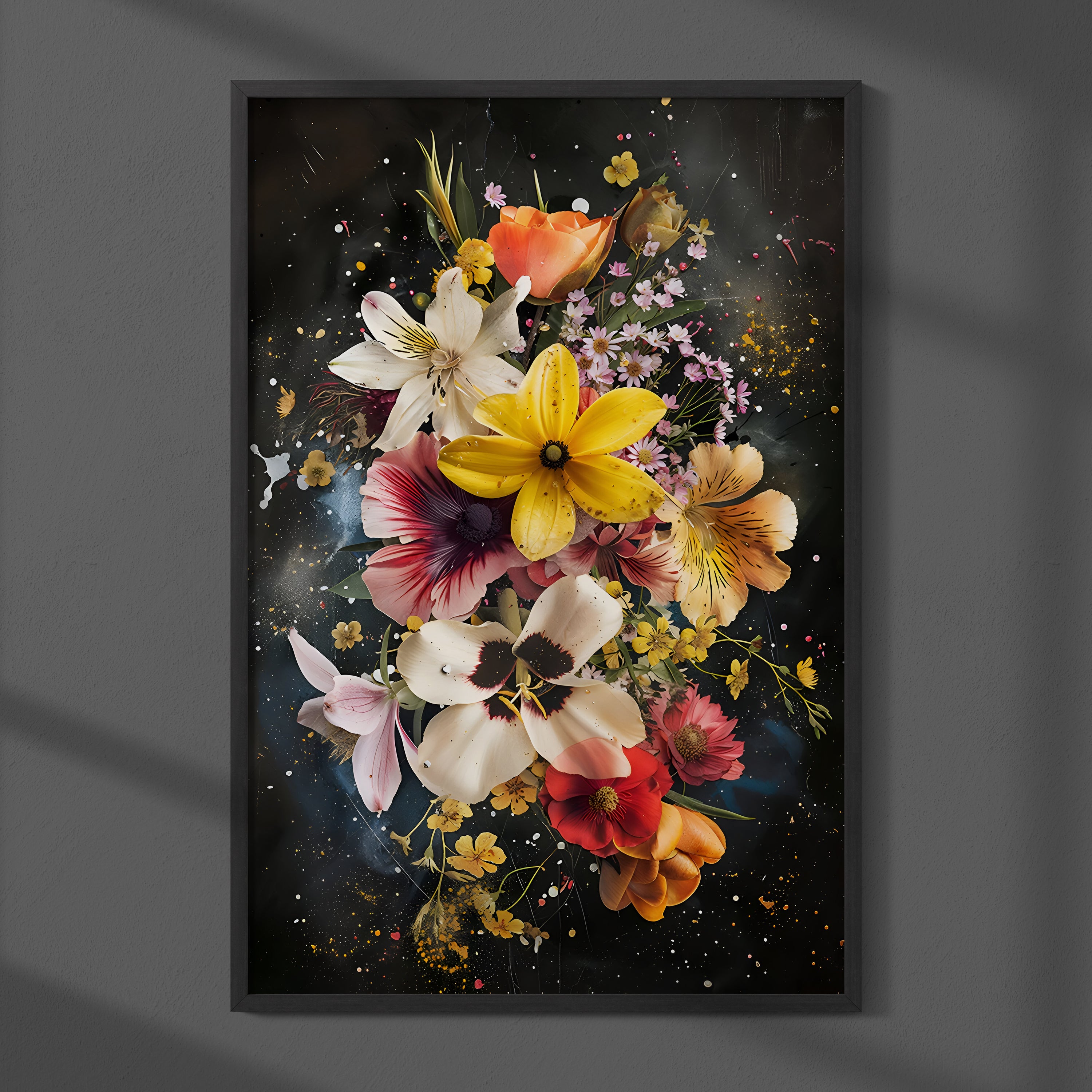 Galactic Bloom – Premium Art Print