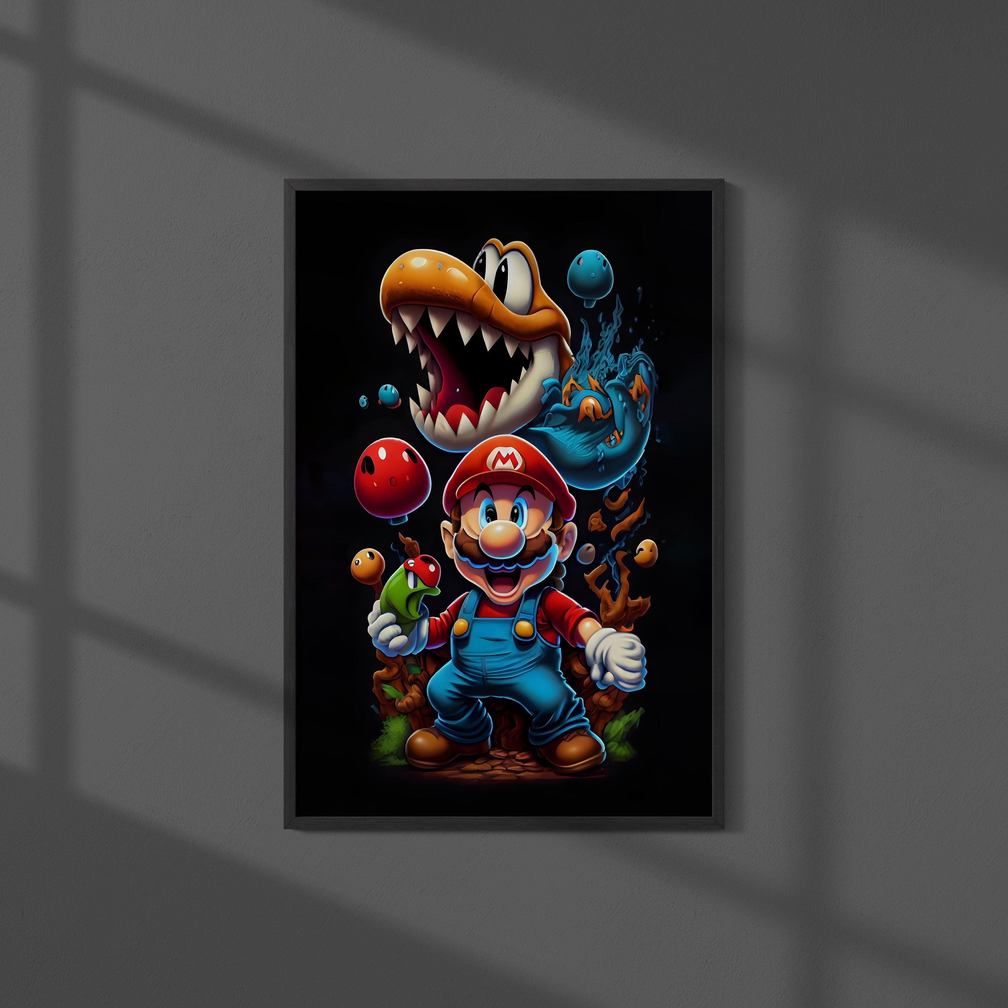 Mario Draak Poster