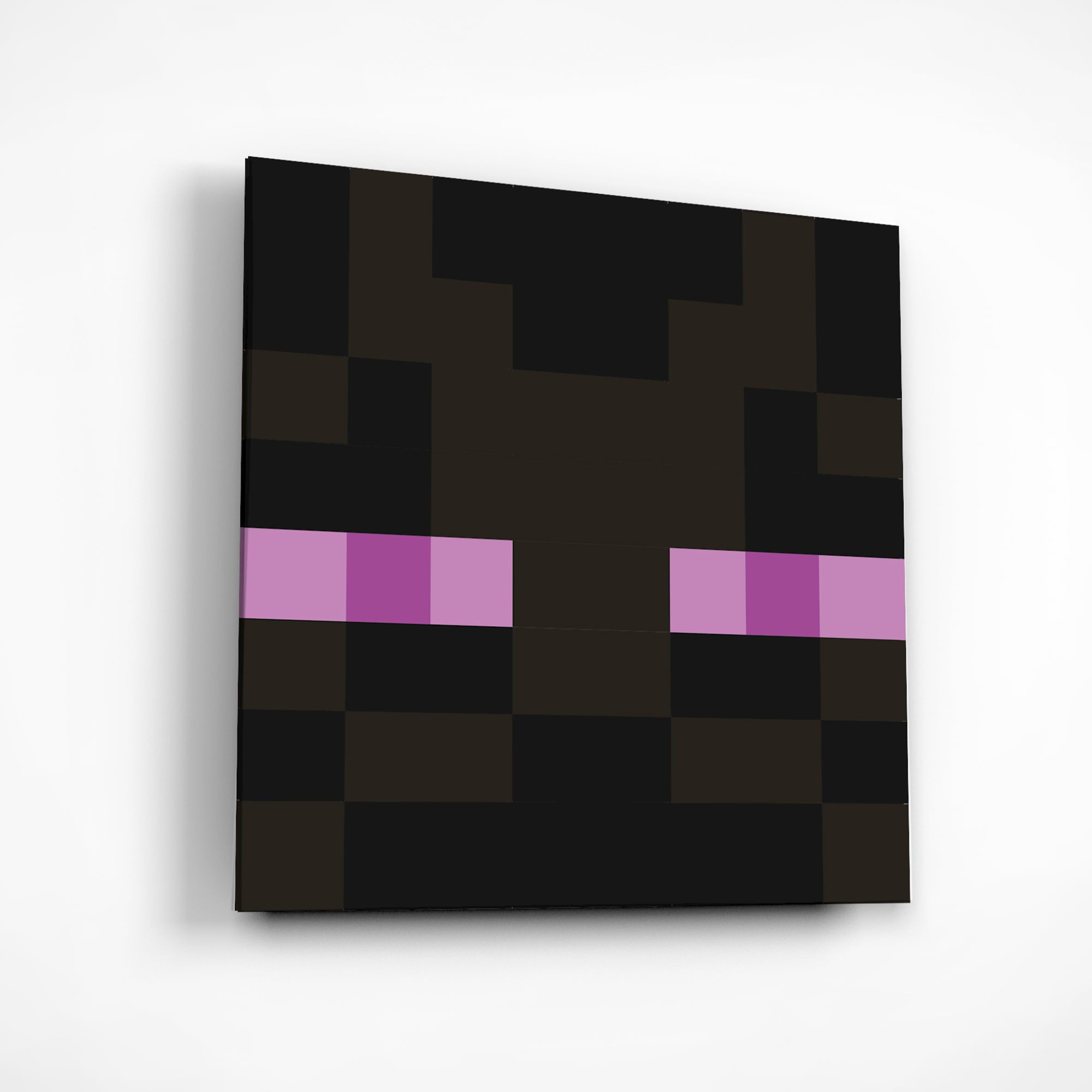 Minecraft Enderman Aluminium Dibond Schilderij - Kinderkamer, Gaming, Streamer